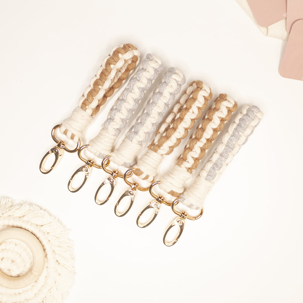 Mini Wristlet Keychain - Handmade by Rocio